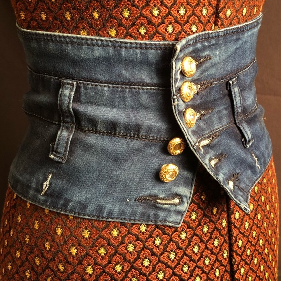 Salvaje Evolution Accessories - OOAK Salvaje Evolution denim corset belt